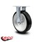 Service Caster 8 Inch Rubber on Aluminum Wheel Rigid Caster with Roller Bearing SCC-30R820-RAR - alternate 2